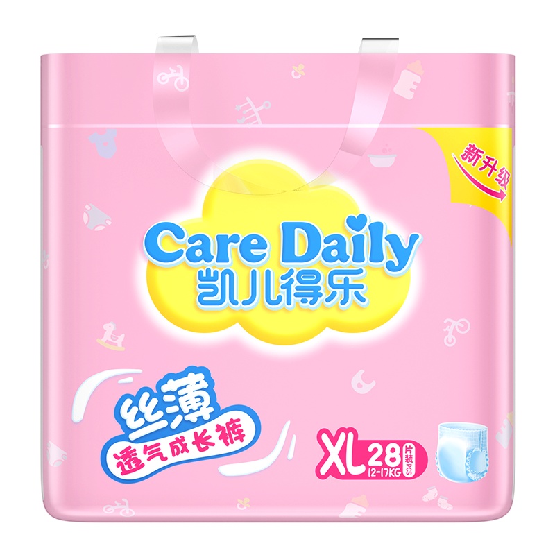 凯儿得乐丝薄透气训练裤XL28片