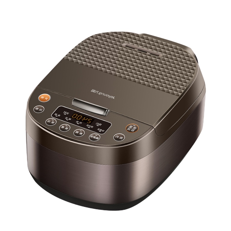 九阳(Joyoung)电饭煲 JYF-40FE65 咖啡色 4L升预约功能 可拆卸内盖 黄晶内胆 底盘加热电饭锅