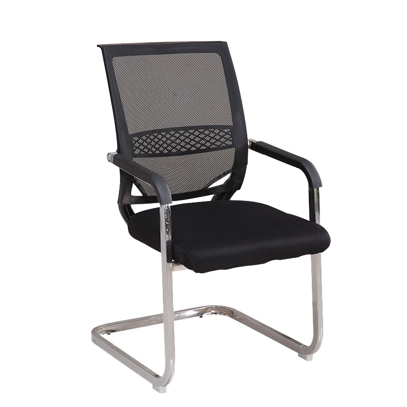 [晋美升]办公椅会议椅职员椅休闲椅弓型网椅时尚办公椅人体工学椅会客椅