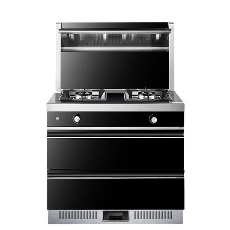 容声(RONGSHNEG)集成灶 RQ806 一体式侧吸式双电机下排式 自动洗 天然气 油烟机燃气灶消毒柜