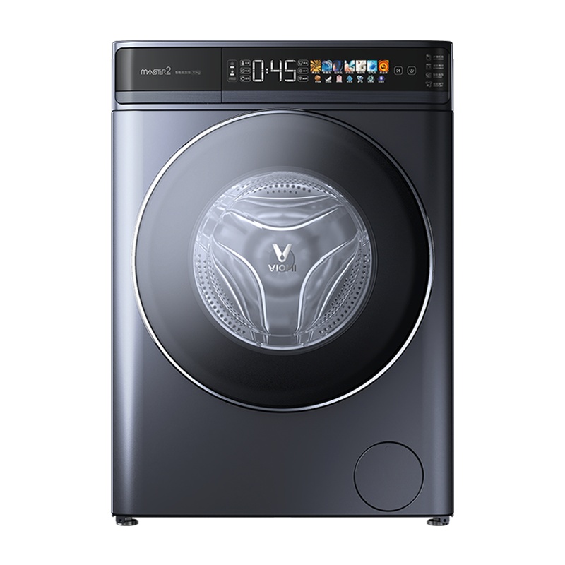 VIOMI/云米 滚筒洗衣机10kg公斤全自动家用纤薄大容量洗干洗烘一体纤薄机身智能投放洗衣液柔顺液WD10FT-G6A