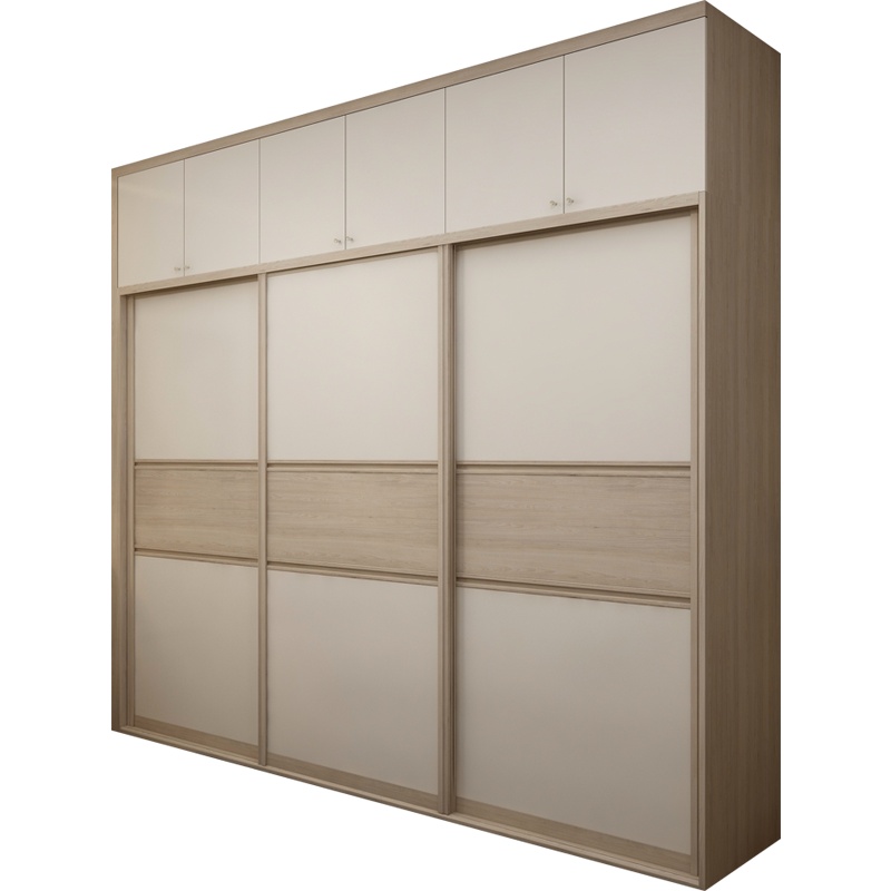 全友家居全屋定制衣柜 整体衣柜推拉门柜门定制定做 卧室衣柜定制 北欧 799元/㎡