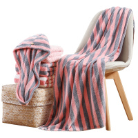 Curbblan卡伴超柔微米印花浴巾+干发帽组合