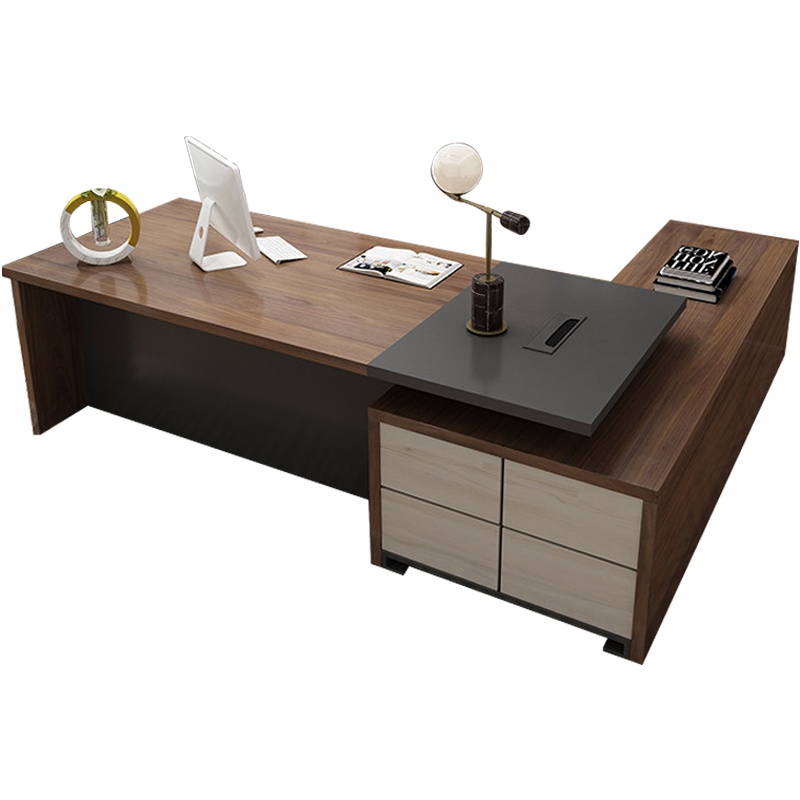 三圣 办公家具大班台桌办公家具老板桌办公桌总裁桌主管桌简约现代经理桌