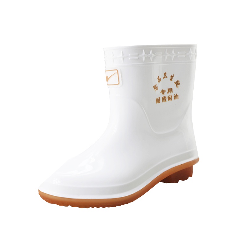 双星男士短筒食品雨鞋四季通用女鞋防水鞋男款牛筋底卫生雨靴胶鞋雨靴9935/216-1