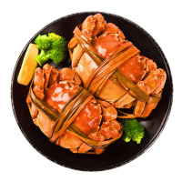 [活蟹]茗鲜阁大闸蟹公3.0-3.3两4只 母2.0-2.3两4只 鲜活螃蟹 活体海鲜水产