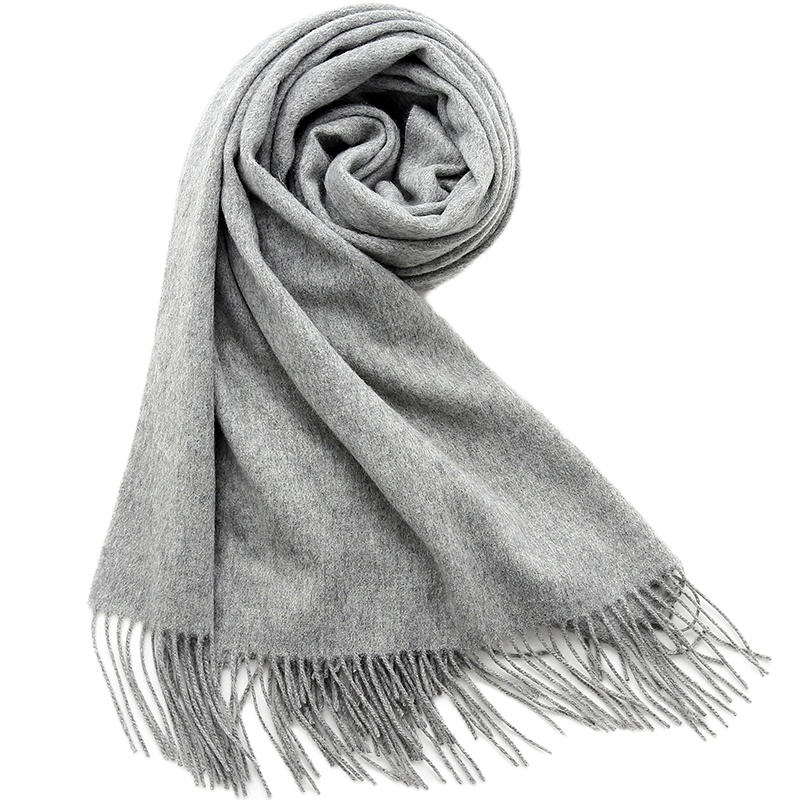 冬季保暖纯羊毛围巾903礼盒装