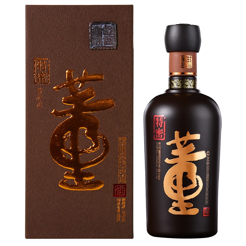 董酒特密54度500ml单瓶装董香型白酒纯粮固态酿造