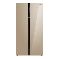 (Midea)美的冰箱对开门冰箱无霜 水润养鲜电脑控温 521升大容量冰箱家用纤薄机身 BCD-521WKM(E)阳光米