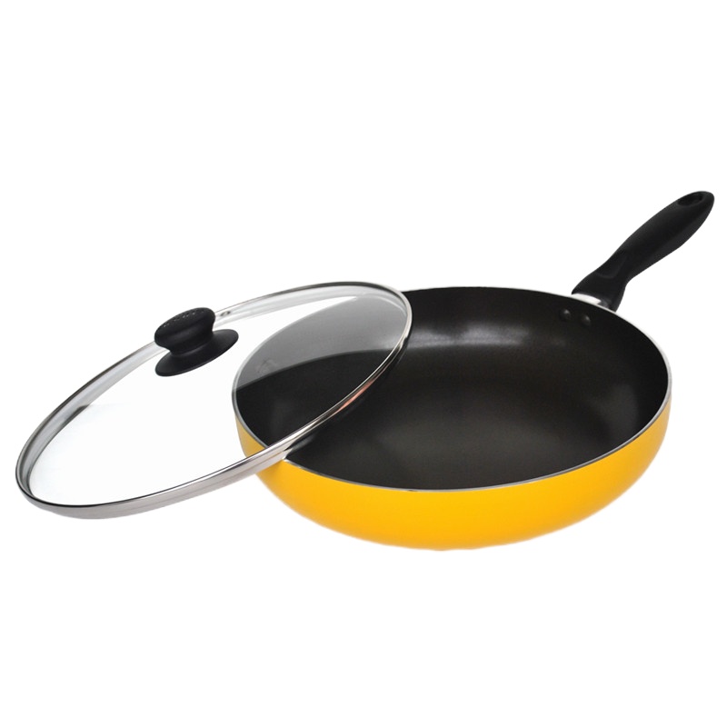 苏泊尔（SUPOR）平底锅不粘锅煎锅少油烟煎炒锅煎盘牛排锅烙饼锅煎饼锅电磁炉炒菜锅 24cm PJ24M5