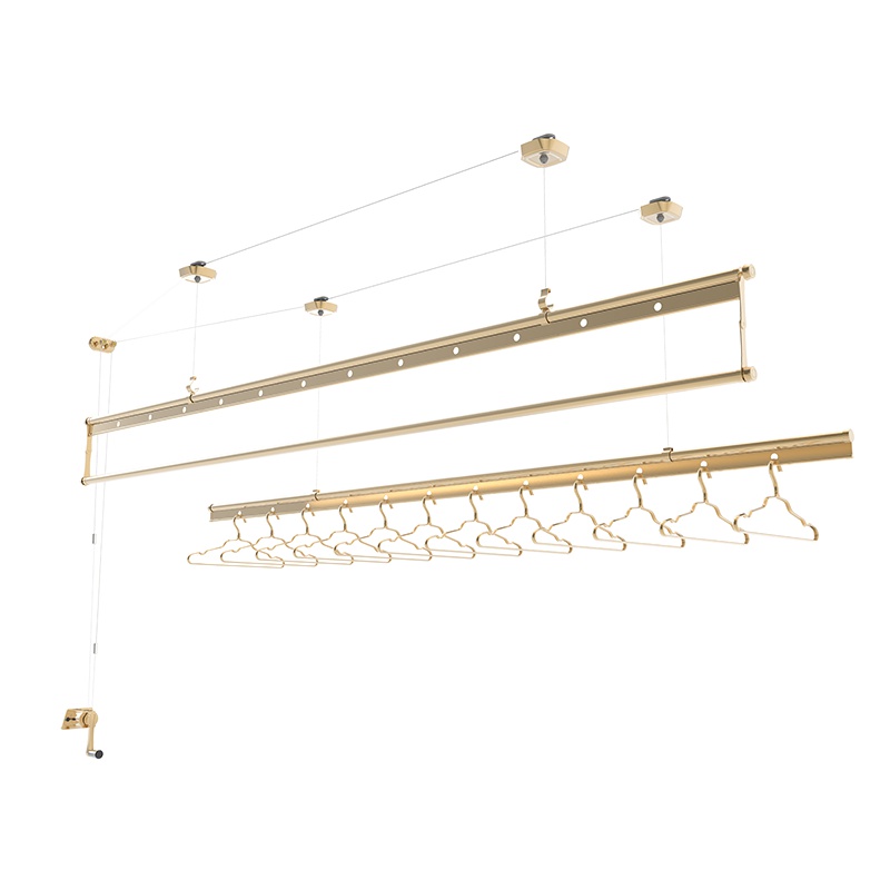 四季沐歌(MICOE) 晾衣架升降室内手摇晾衣架阳台晒衣架晒被子晾衣杆 2.7米手摇晾衣架