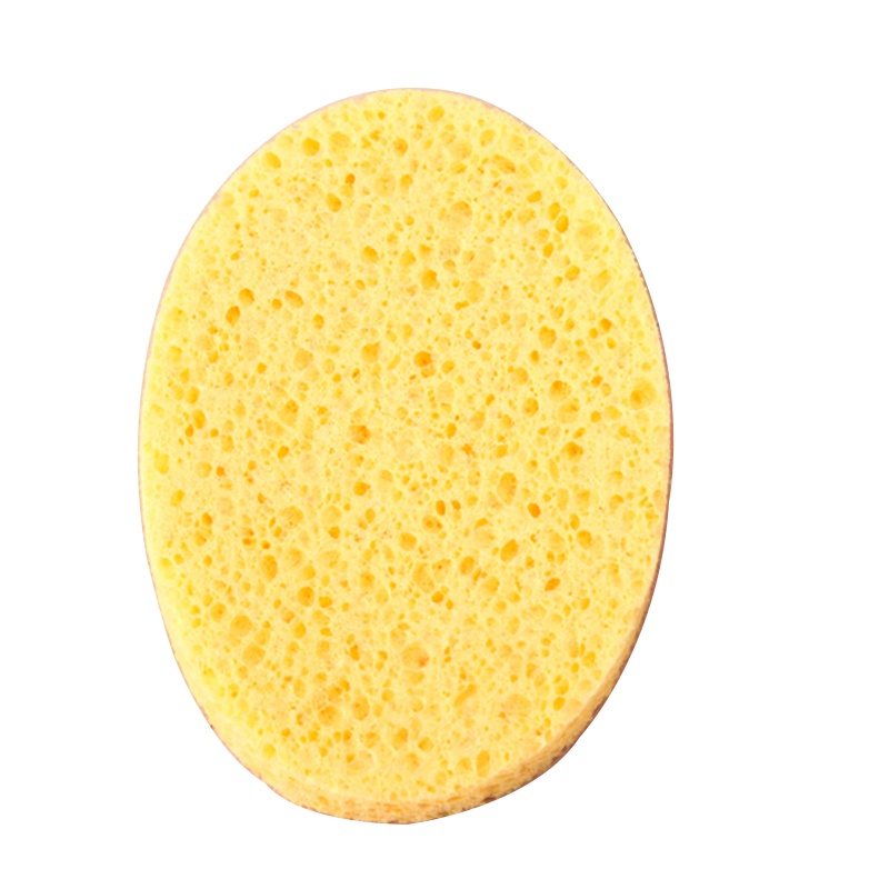 韩雅芙新款木浆棉洗脸扑天然海棉洗面扑加厚海藻洗水洁面扑美妆蛋清洗剂粉扑清洁剂彩妆工具大容量