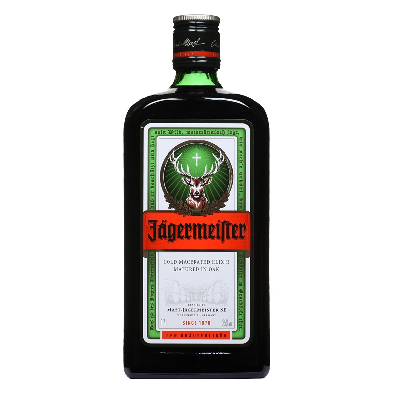 野格(Jagermeister)洋酒 德国 利口酒700ml+RIO锐澳3度微醺(口味随机)
