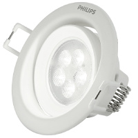 飞利浦(PHILIPS)LED射灯筒灯家用天花灯嵌入式吊顶客厅走廊楼道过道灯孔灯洞灯cob角度可调节 皓动皓眸RS100