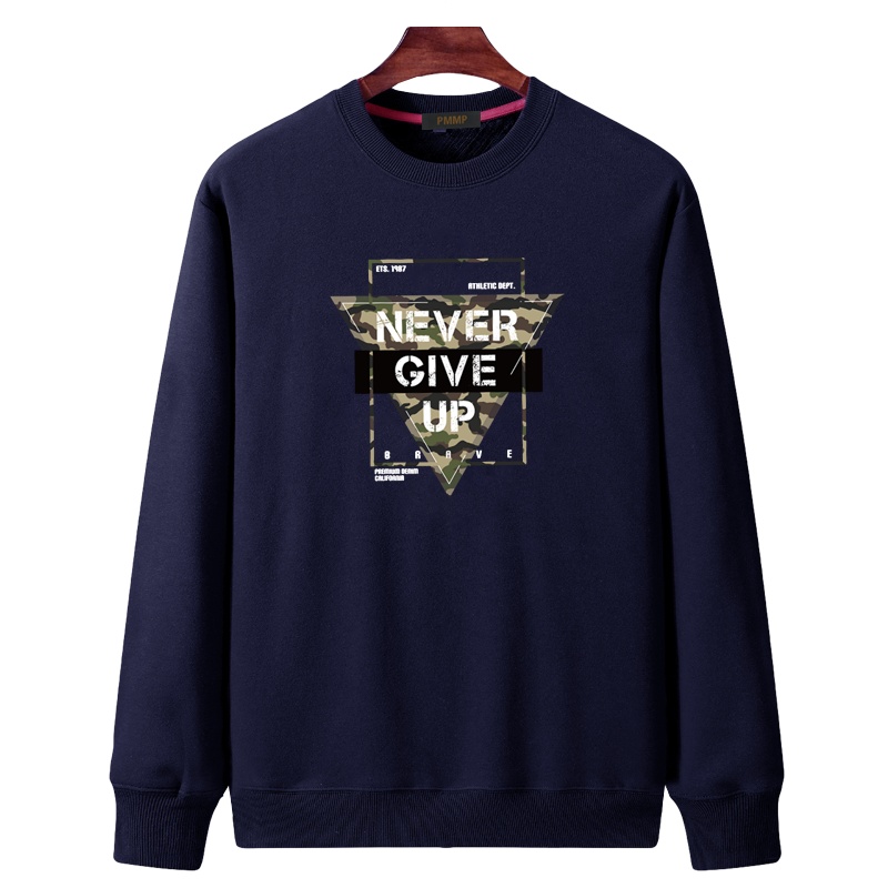 PMMP胖子男士大码宽松圆领卫衣个性印花运动百搭休闲加肥特大码男上衣