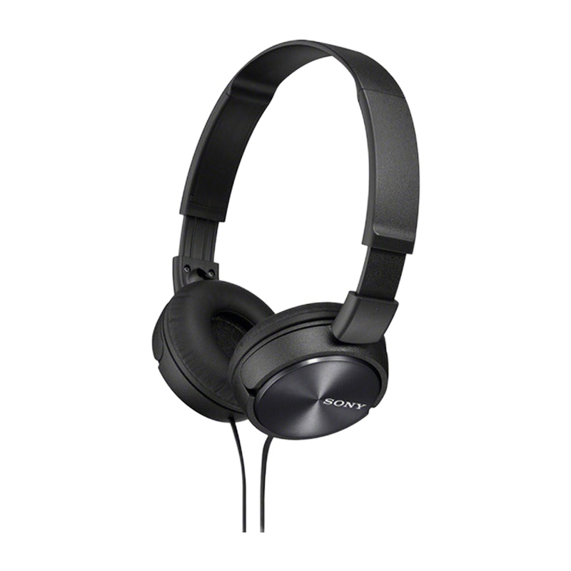 索尼(SONY) MDR-ZX310 耳机头戴式有线电脑重低音可折叠便携 黑色