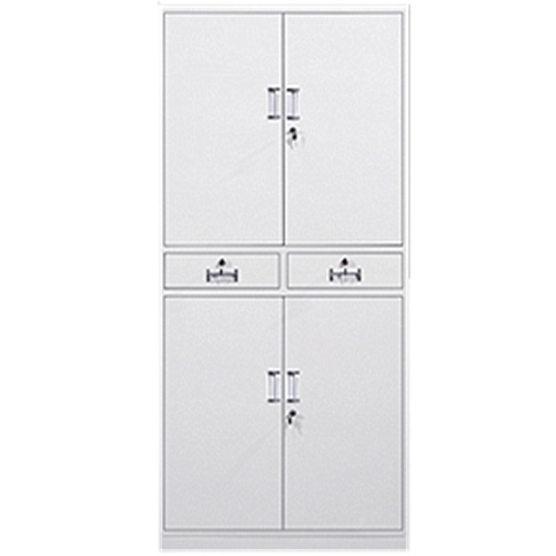 尊号 文件柜铁皮柜加厚多层资料柜铁质矮柜凭证柜抽屉储物柜收纳柜 双节明抽柜(0.8板材)