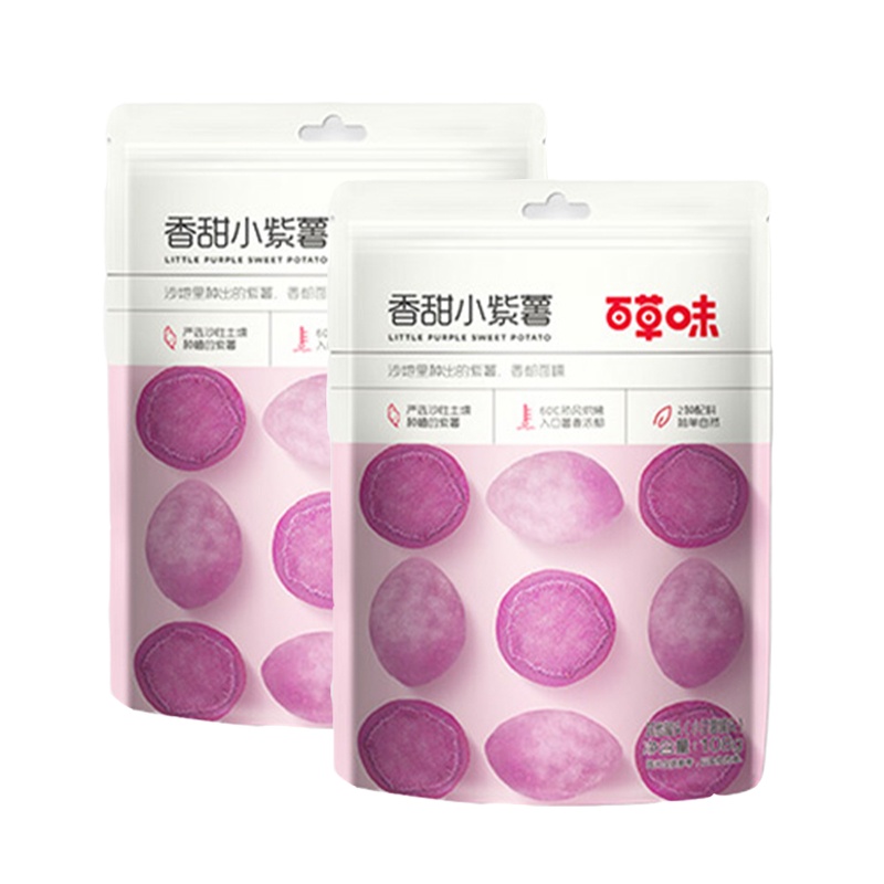 百草味 香甜小紫薯 108g*2袋