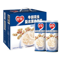 银鹭 花生牛奶口味 复合蛋白质饮料 370g*12罐 整箱