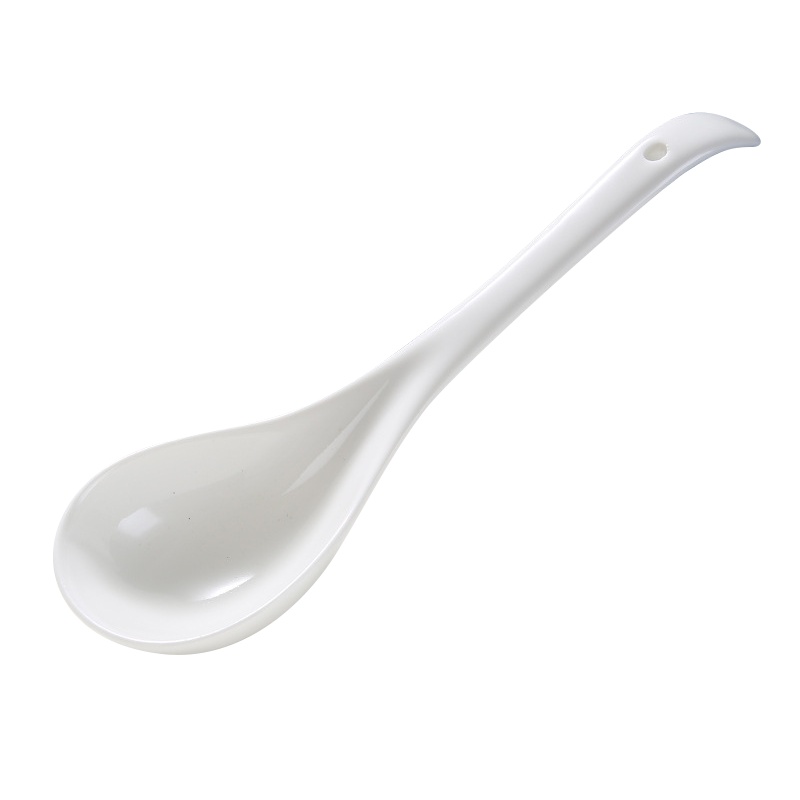 是尚 纯白陶瓷小勺子