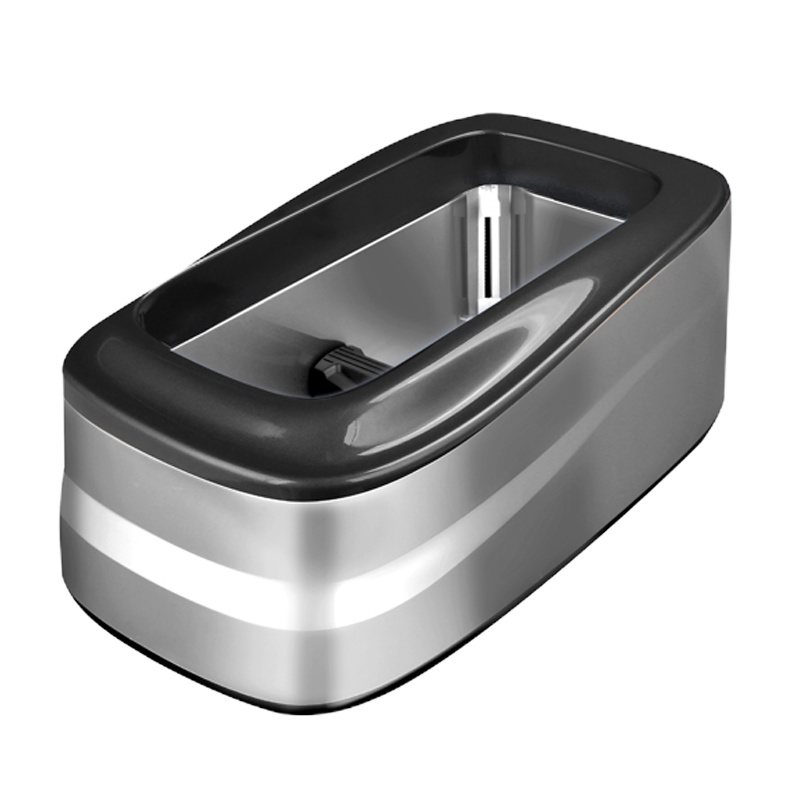 全自动踩脚盒一次性脚套器新款穿鞋膜机智能套鞋机器 银色