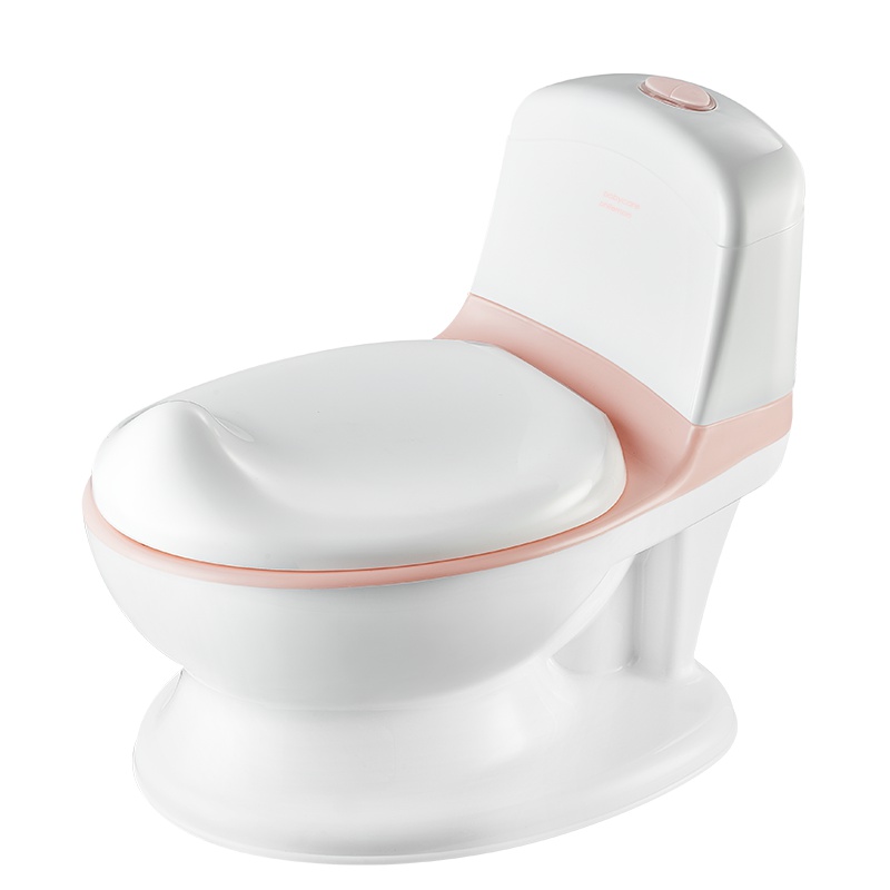 babycare儿童坐便器婴儿宝宝小马桶凳尿尿盆男女小孩如厕训练 珀尔里粉 8017