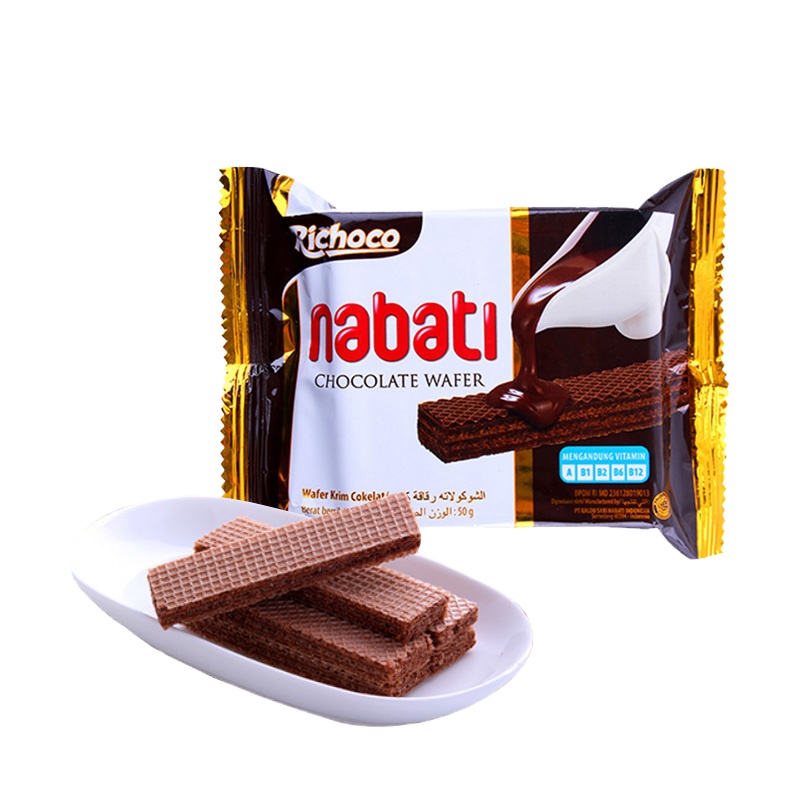 丽芝士58g*12袋巧克力味威化饼干