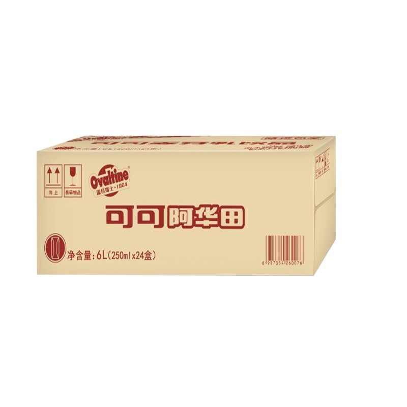 阿华田麦芽乳饮品可可味250mL*24入