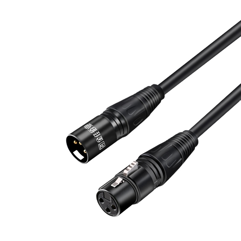 金佳佰业 A202 贵族系列 专业级卡侬头公对母音频线 1M