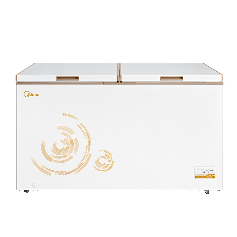 美的(Midea)423升 顶开门冷柜 大容量家用冷柜冷藏冷冻转换柜节能 BD/BC-423DKEM(E)