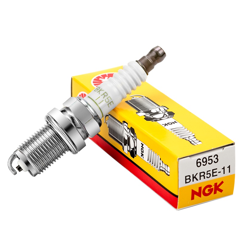 NGK镍合金火花塞 BKR5E-11 单支装 适用于比亚迪吉利中华海马马自达三菱