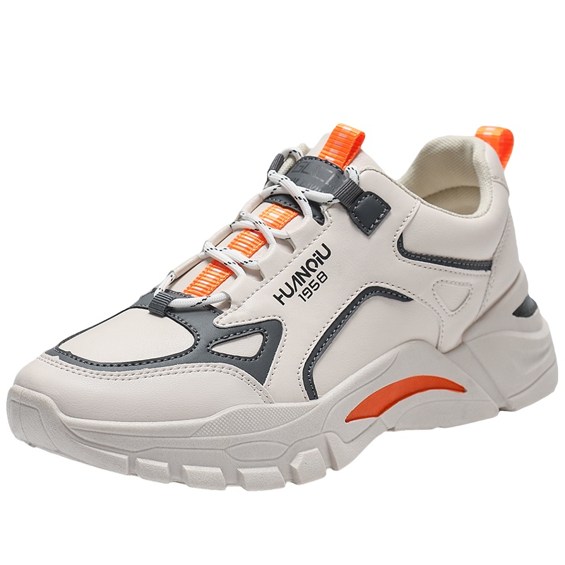 环球秋季新款运动鞋增高鞋男透气百搭韩版休闲鞋潮流鞋低帮潮鞋