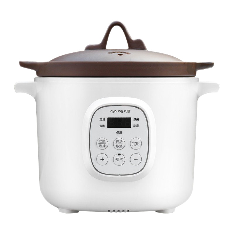 九阳(Joyoung) 电炖锅 电砂锅 预约预热 陶瓷燕窝炖汤煲粥家用 多功能炖肉定时 2L紫砂炖锅DGD2001AM 