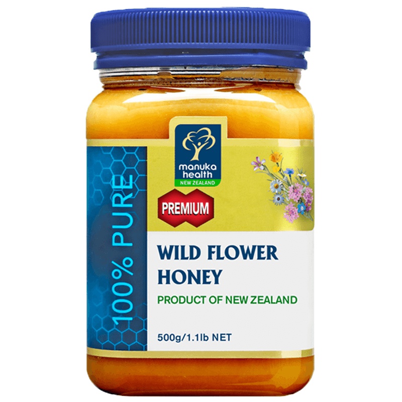 [自然乳状无掺杂]蜜纽康(Manuka health)野生花蜜 500g/瓶 进口蜂蜜 麦卢卡蜜 新西兰进口