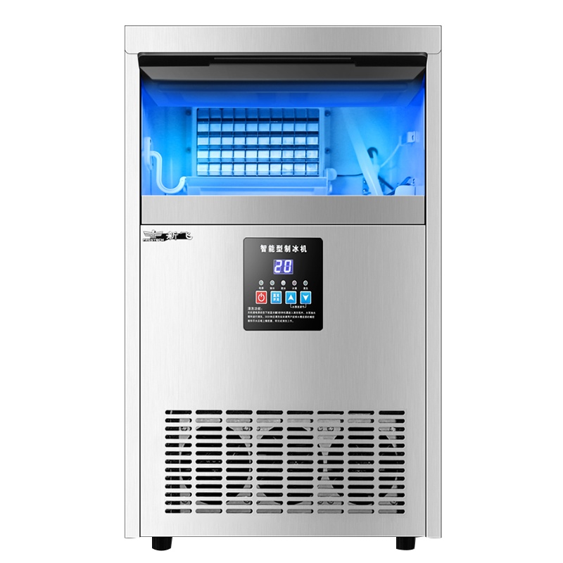 新飞(Frestec)制冰机商用 智能全自动大型制冰器 大容量商用 制冰机 造冰机 冰块机 XF-Z10C 接自来水