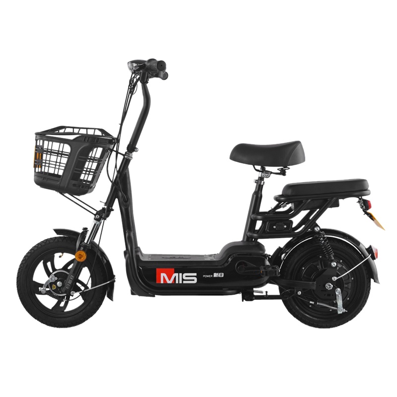 新日（Sunra）电动车 新国标米尚电动自行车 变频电机持久续航成人电瓶车 男女式中小型助力踏板车轻便迷你代步车 炫彩红