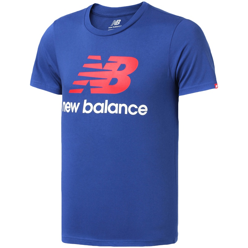 【自营】New Balance/NB男装短袖T恤运动休闲针织上衣AMT73587-AT L AMT73587-AT西洋蓝