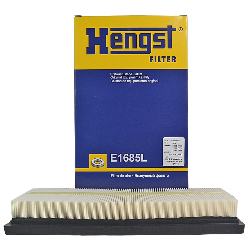 汉格斯特(hengst)空气滤E1685L适配八代凯美瑞混动/CH-R/奕泽
