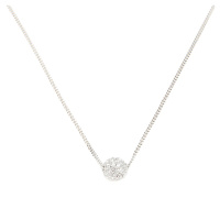 Givenchy/纪梵希 时尚密镶球型银色百搭女士项链 60414680-NY0