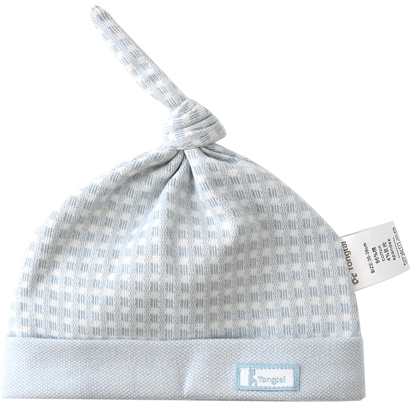 童泰(TONGTAI)2021年四季款新生婴儿男女宝宝用品配饰疙瘩帽胎帽小帽子