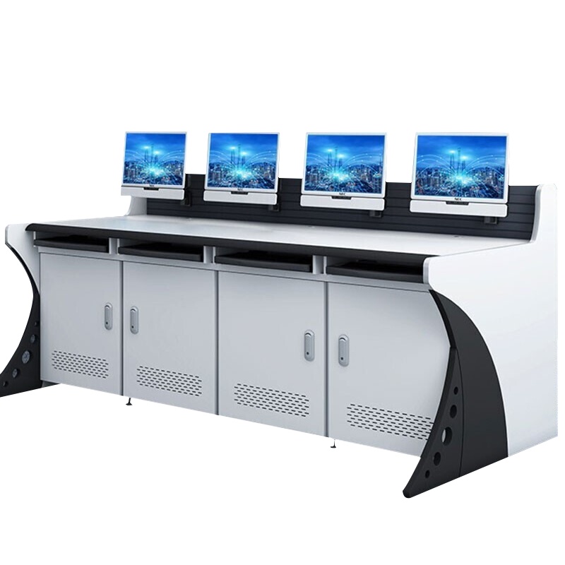 尔迈 机房操作台指挥调度台工控台中心控制监控桌 四联