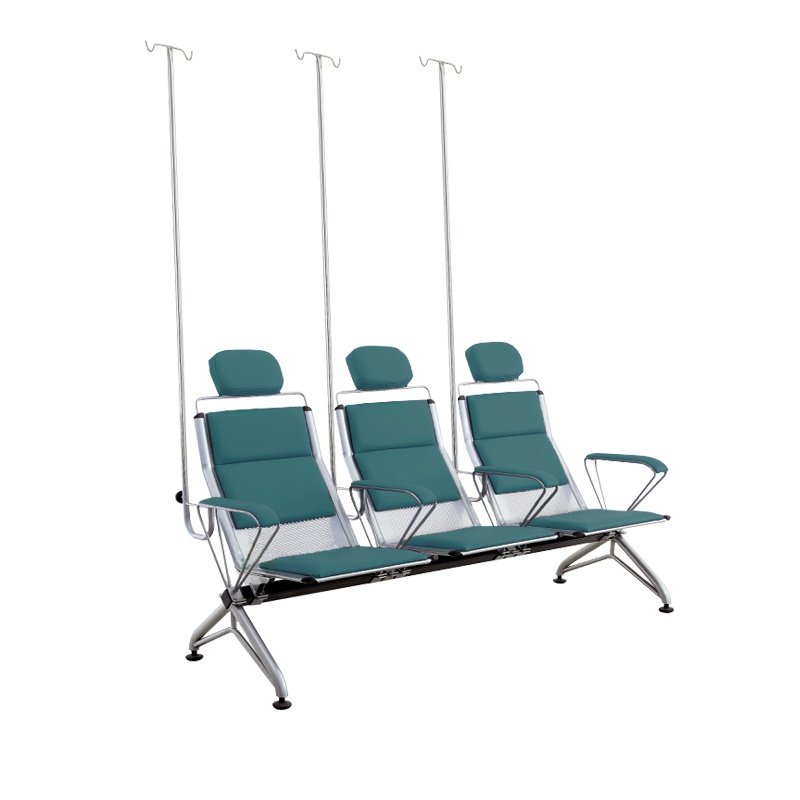 富和美(BNF)排椅输液椅诊所点滴椅候诊输液椅定做92输液椅三人位 绿色