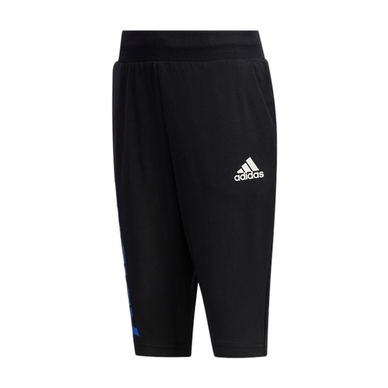 阿迪达斯(adidas)小童装休闲训练运动七分裤 FM9819