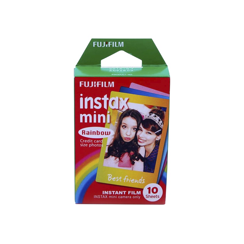 富士(FUJIFILM)INSTAX 拍立得相纸 mini彩虹花边(10张)
