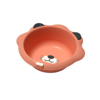 乐可爱狮子脸盆 橘色