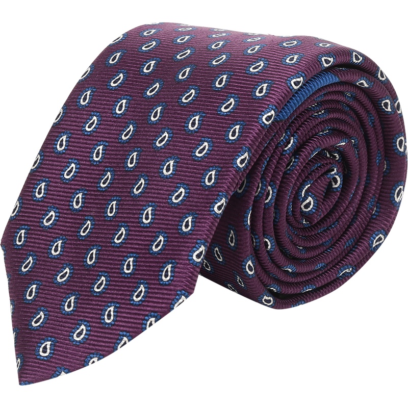 Ermenegildo Zegna 杰尼亚 男士 丝质领带 Z8W04 1L7