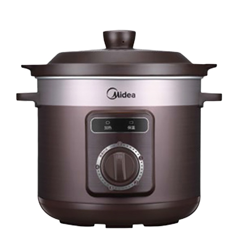 美的/Midea TGH40D 电炖锅陶瓷煲汤家用全自动煮粥炖汤内胆数量单胆陶瓷内胆材质 直炖功能 3-4L