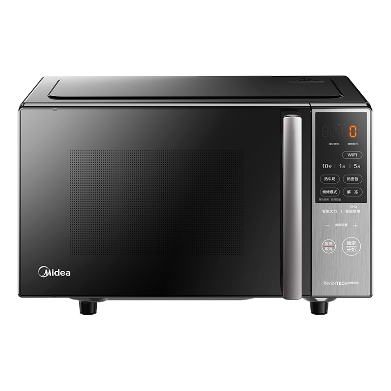 美的(Midea)家用智能20L微波炉 智能家电 光波烧烤 手机APP控制 PC20M5W