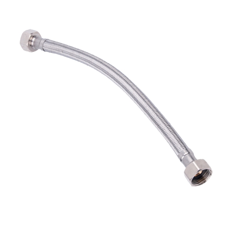 新港泉(xingangquan)304不锈钢编织管 厕所水箱马桶双头进水管 水龙头热水器软管 100cm KJ-7701