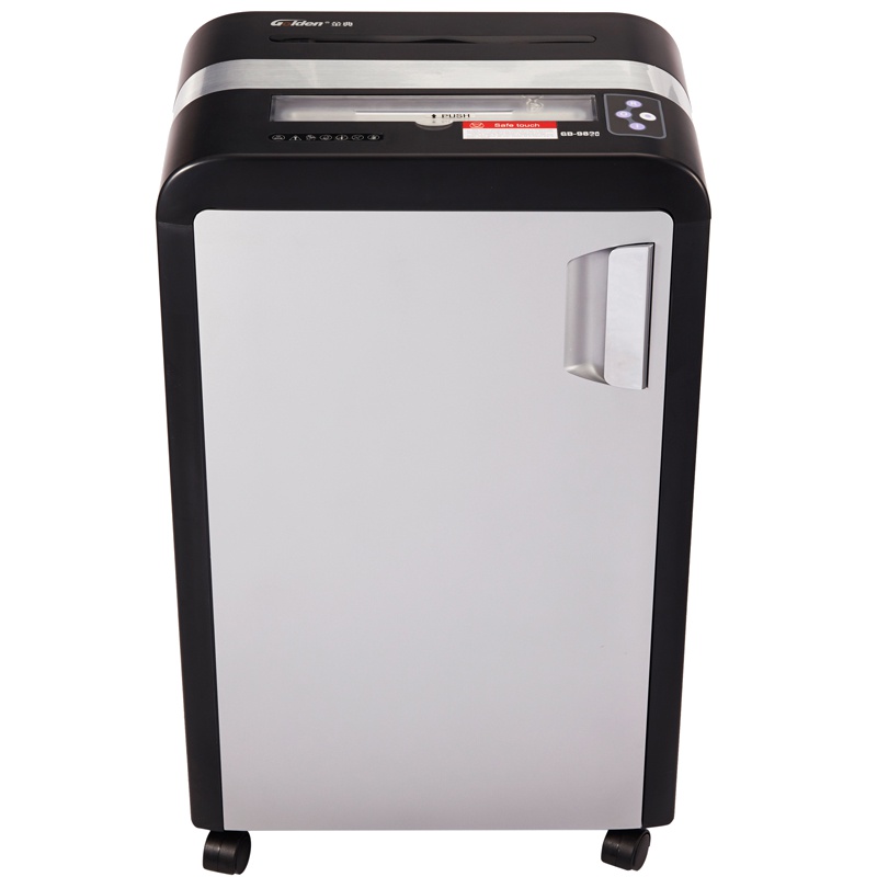 金典(GOLDEN)GD-9620碎纸机 碎纸效果2*10 一次碎纸20张34L大容量 双入口 可碎光盘信用卡 碎纸机